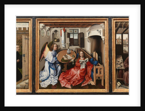 Annunciation Triptych, c.1427-32 by (1375/8-1444) Master of Flemalle