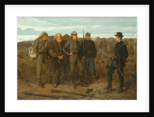 Prisoners from front, 1866 by Winslow Homer