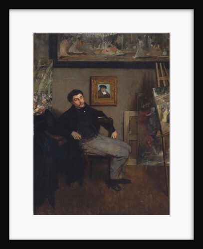 Portrait of the painter Tissot, 1867-8 by Edgar Degas