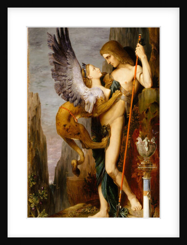 Oedipus and the Sphinx, 1864 by Gustave Moreau