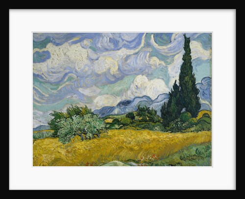Wheat Field with Cypresses, 1889 by Vincent van Gogh