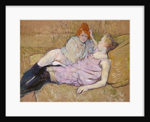 The Sofa, c.1894-96 by Henri de Toulouse-Lautrec