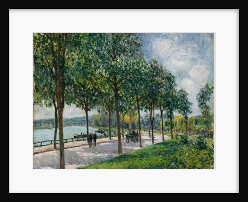 Allée of Chestnut Trees, 1878 by Alfred Sisley