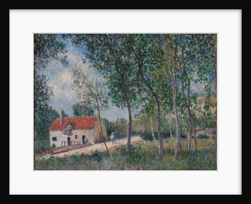 The Road from Moret to Saint-Mammès, 1883-85 by Alfred Sisley