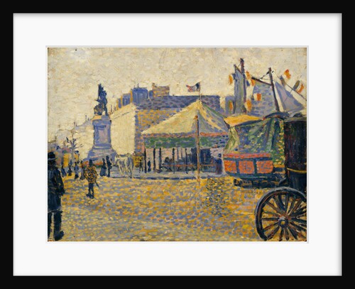 Place de Clichy, 1887 by Paul Signac