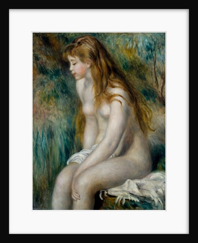 Young Girl Bathing, 1892 by Pierre Auguste Renoir