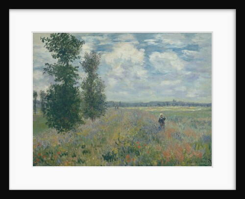 Poppy Fields near Argenteuil, 1875 by Claude Monet