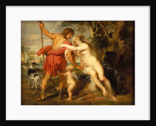 Venus and Adonis, c.1635 by Peter Paul Rubens