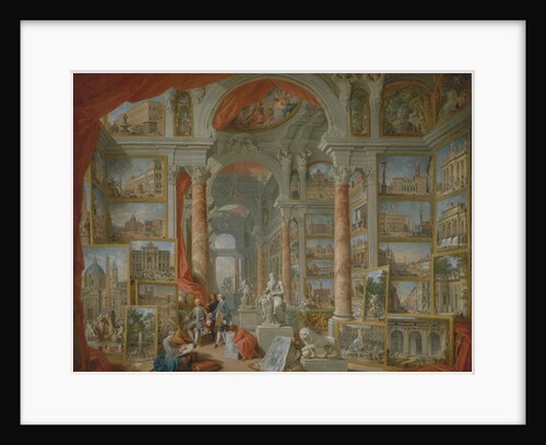 Modern Rome, 1757 by Giovanni Paolo Pannini or Panini