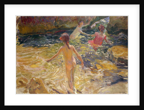 The Bath, Jávea, 1905 by Joaquin Sorolla y Bastida