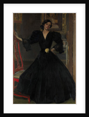 Señora de Sorolla in Black, 1906 by Joaquin Sorolla y Bastida