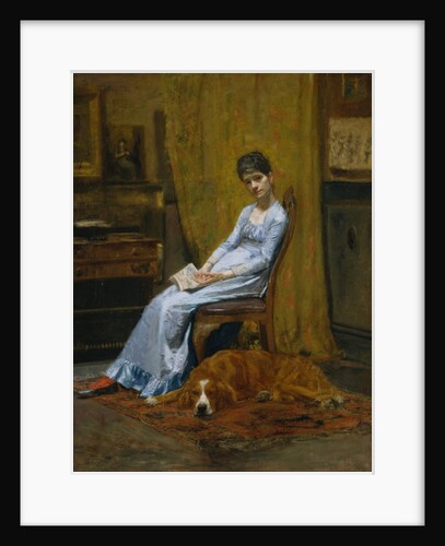 The Artist's Wife and His Setter Dog, c.1884-89 by Thomas Cowperthwait Eakins
