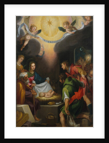The Adoration of the Shepherds with Saint Catherine of Alexandria, 1599 by Ludovico Cardi Cigoli