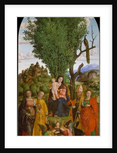 Madonna and Child with Saints, c.1520 by Gerolamo dai Libri