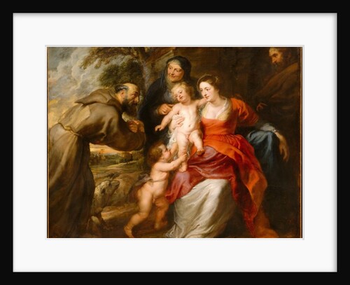 The Holy Family with Saints Francis and Anne and the Infant Saint John the Baptist, c.1635 by Peter Paul Rubens