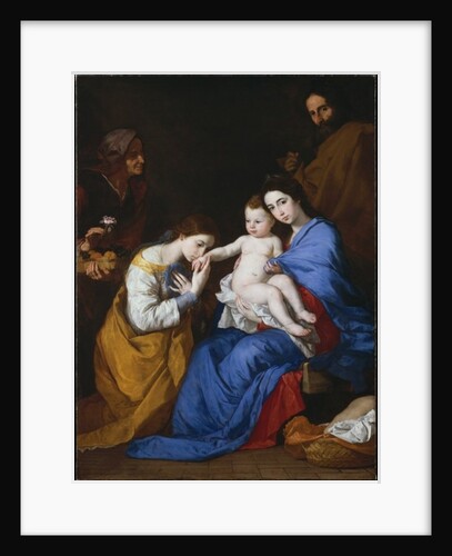 The Holy Family with Saints Anne and Catherine of Alexandria, 1648 by Jusepe de (1591-1652) Ribera