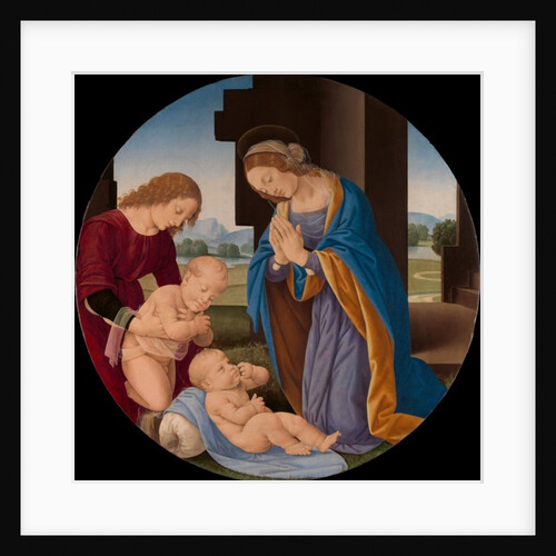 Madonna Adoring the Child with the Infant Saint John the Baptist and an Angel, c.1492 by Lorenzo di Credi
