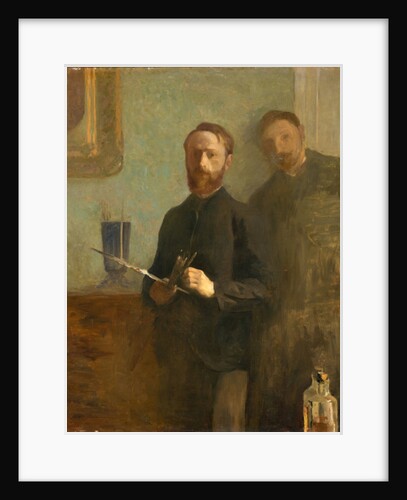Self-Portrait with Waroquy, 1889 by Edouard Vuillard