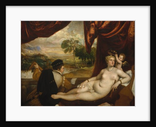 Venus and the Lute Player, c.1565-70 by Titian (c.1488-1576)