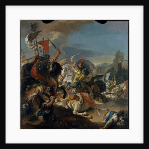 The Battle of Vercellae, 1725-29 by Giovanni Battista (1696-1770) Tiepolo