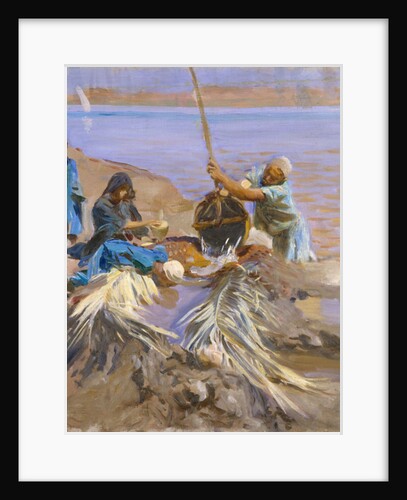 Egyptians Raising Water from the Nile, 1890-91 by John Singer Sargent