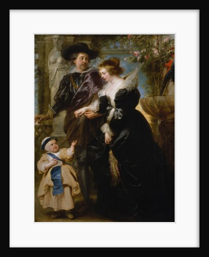 Rubens, His Wife Helena Fourment and Their Son Frans, c.1635 by Peter Paul Rubens