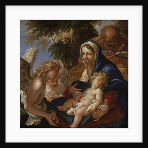 The Holy Family with Angels, c.1700 by Sebastiano Ricci