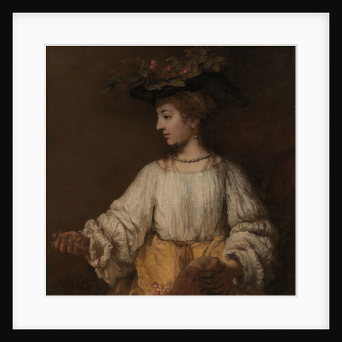 Flora, c.1654 by Rembrandt Harmensz. van Rijn