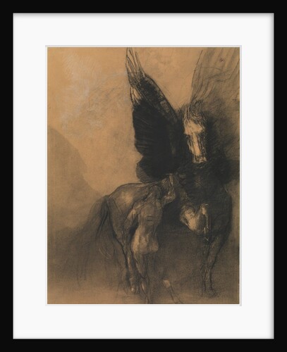 Pegasus and Bellerophon, c.1888 by Odilon Redon