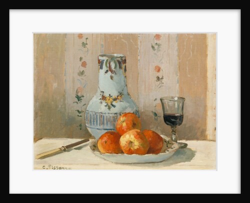 Still Life with Apples and Pitcher, 1872 by Camille Pissarro
