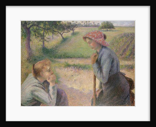 Two Young Peasant Women, 1891-92 by Camille Pissarro