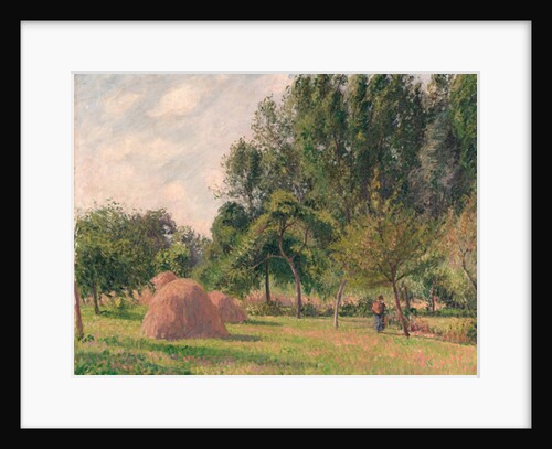Haystacks, Morning, Éragny, 1899 by Camille Pissarro