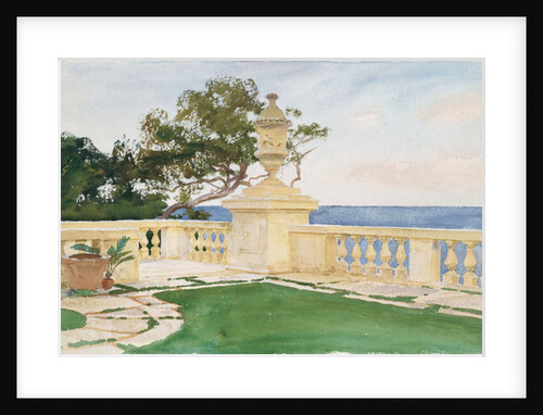 Terrace, Vizcaya, 1917 by John Singer Sargent