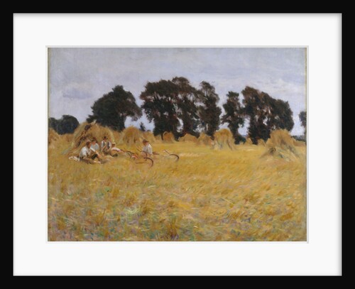Reapers Resting in a Wheat Field, 1885 by John Singer Sargent