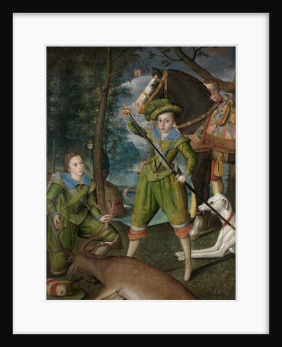 Henry Frederick, Prince of Wales, with Sir John Harington in the Hunting Field, 1603 by Robert the Elder Peake