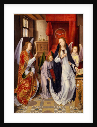 The Annunciation, 1480-89 by Hans Memling