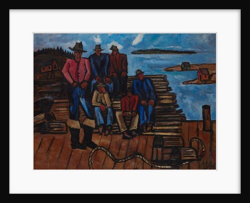 Lobster Fishermen, 1940-41 by Marsden Hartley