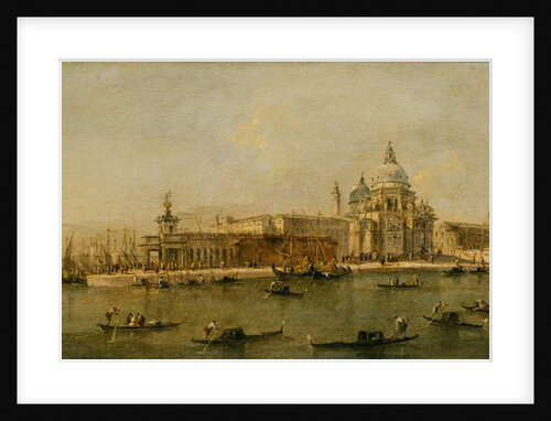 Venice: The Dogana and Santa Maria della Salute by Francesco Guardi