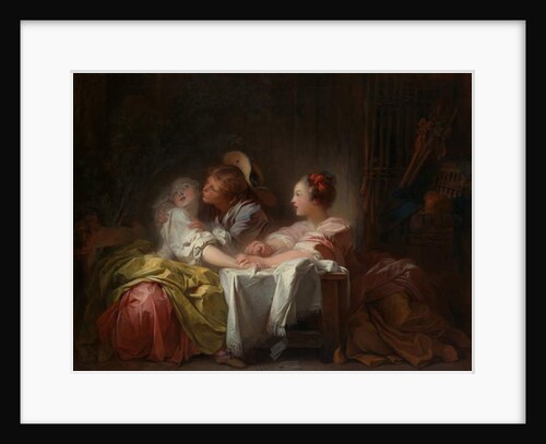 The Stolen Kiss, c.1760 by Jean-Honore Fragonard