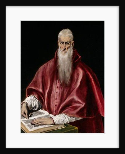 Saint Jerome as Scholar, c.1610 by El (1541-1614) Greco
