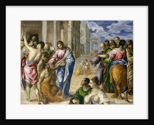 Christ Healing the Blind, c.1570 by El Greco