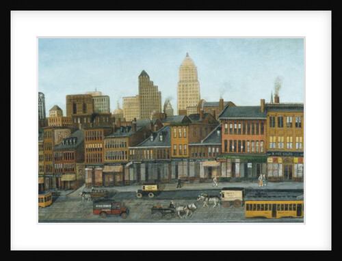 From My Studio Window, 1932 by John Kane