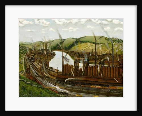 The Monongahela River Valley, Pennsylvania, 1931 by John Kane