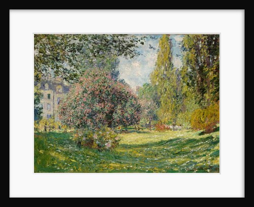 Landscape: The Parc Monceau, 1876 by Claude Monet