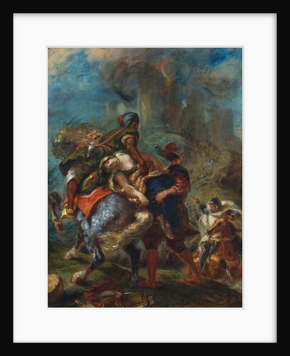 The Abduction of Rebecca, 1846 by Ferdinand Victor Eugene Delacroix