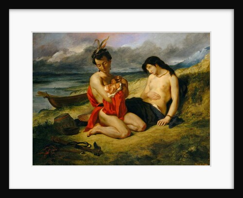 The Natchez, 1823–24 and 1835 by Ferdinand Victor Eugene Delacroix