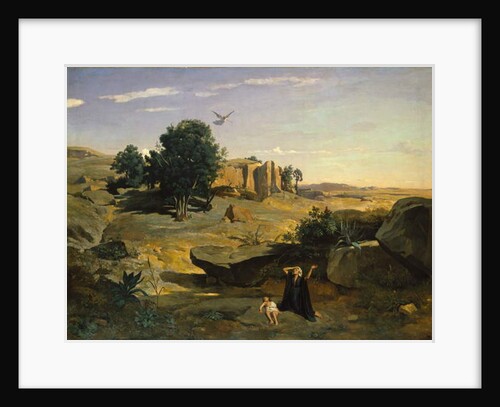 Hagar in the Wilderness, 1835 by Jean Baptiste Camille Corot