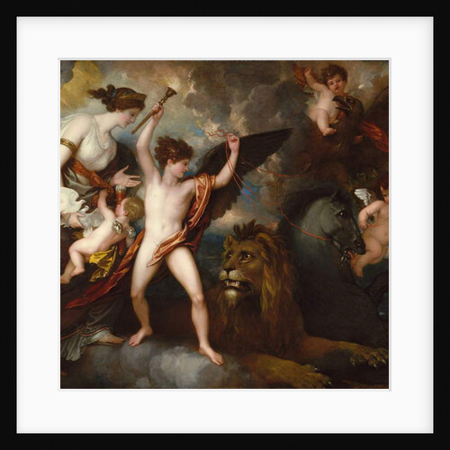 Omnia Vincit Amor, or The Power of Love in the Three Elements, 1809 by Benjamin West