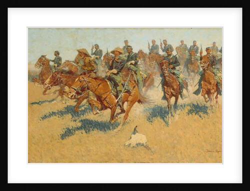 On the Southern Plains, 1907 by Frederic Remington