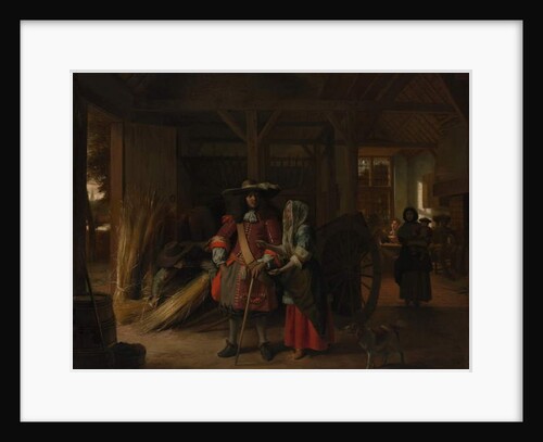 Paying the Hostess, c.1670 by Pieter de Hooch